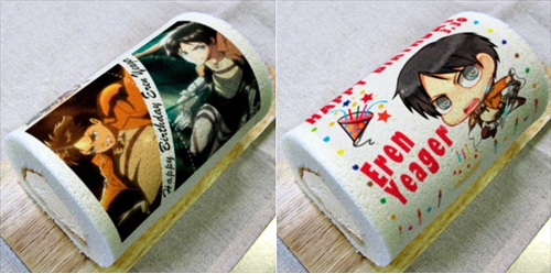 「進撃の巨人」の主人公エレン・イェーガーの誕生日ロールケーキが発売