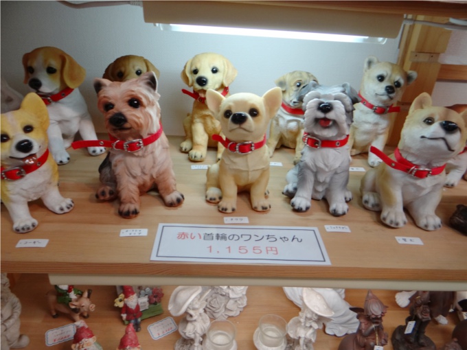 かわいい犬猫の置物がいっぱいの「ギャラリー彩」（鎌倉）