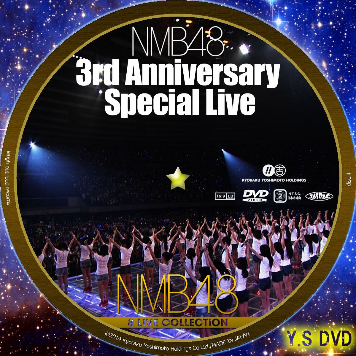 NMB48 8 LIVE COLLECTION | Y.SオリジナルDVDラベル