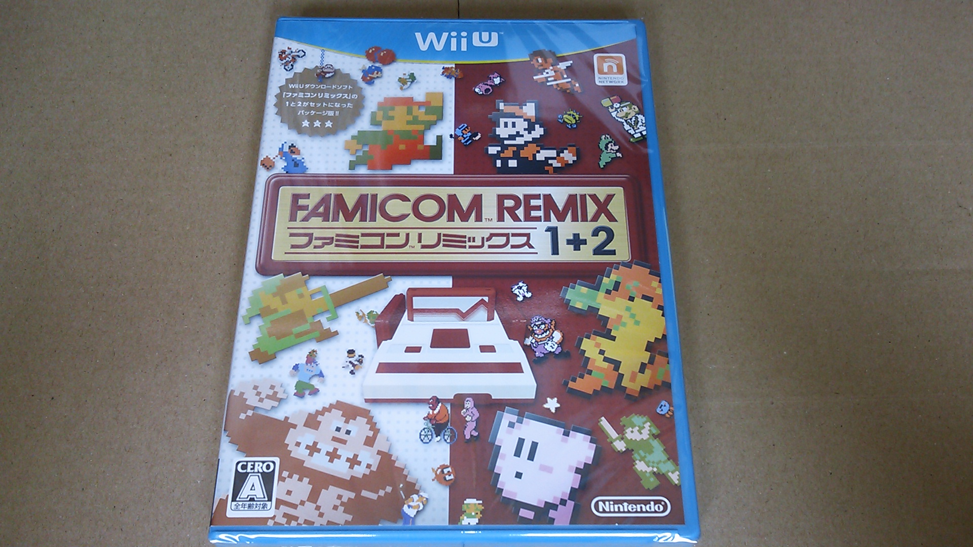 WiiU「ファミコンリミックス1＋2」買ってきた。人気キャラ夢の共演。2作収録お得なパッケージ