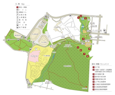 円山公園地図